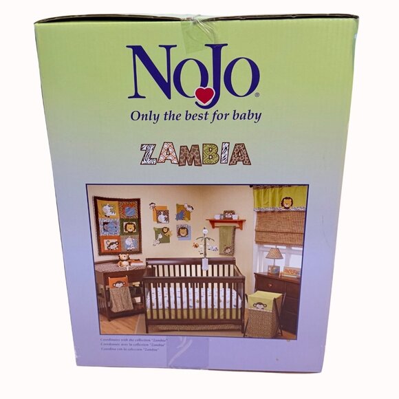 NoJo Zambia Safari Nursery Lamp Jungle Giraffe Elephant Design Baby Decor Gift - Picture 4 of 12
